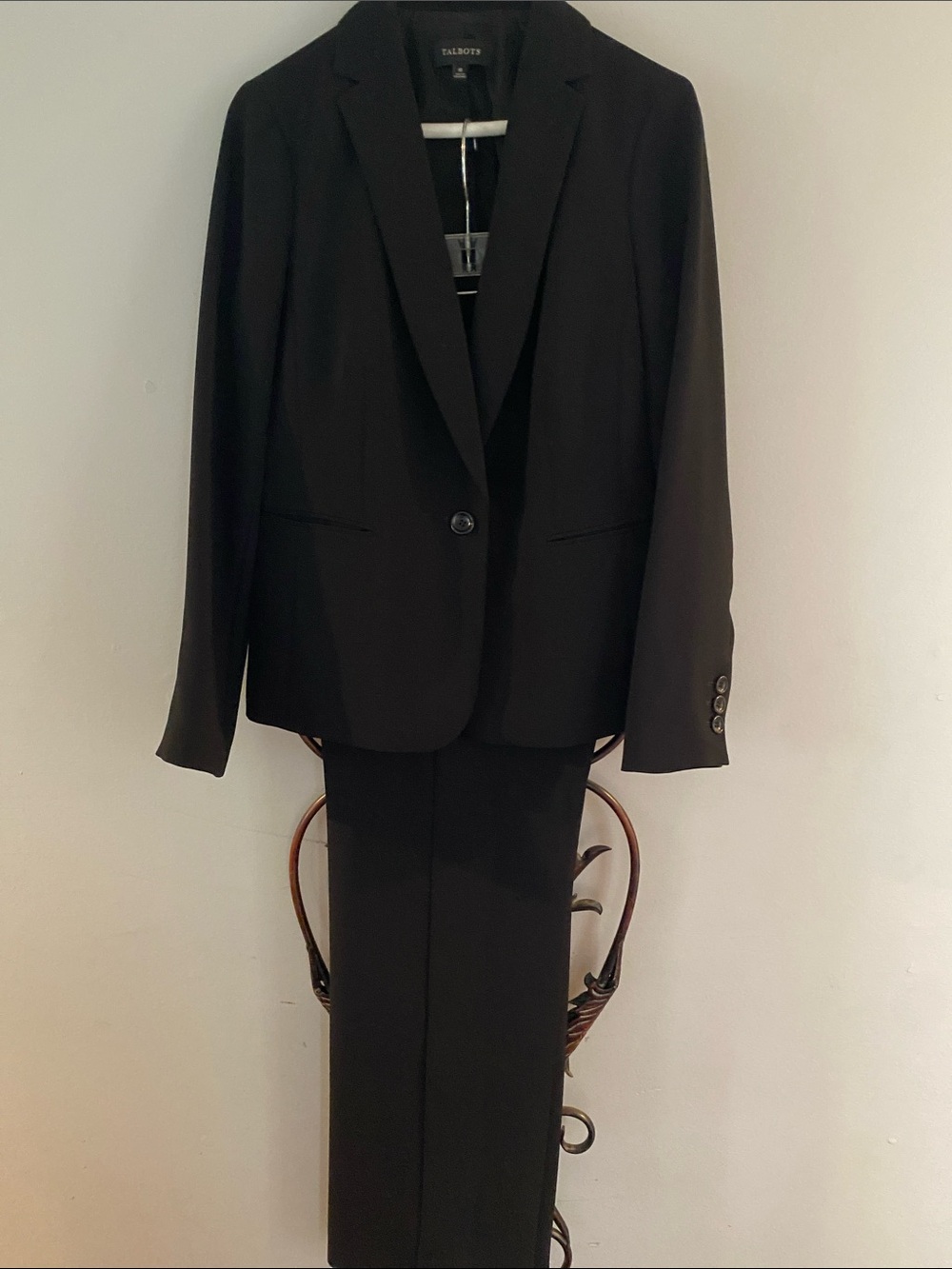 Talbots Black Women's Blazer and Pants Suit
